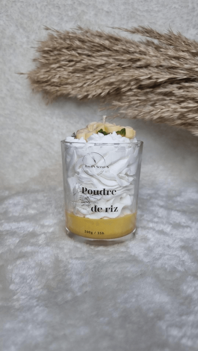 Bougie chantilly Poudre de riz
