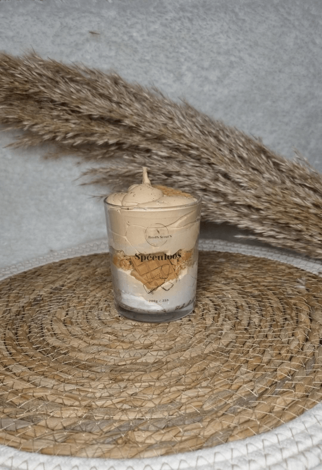 Bougie chantilly Spéculoos 