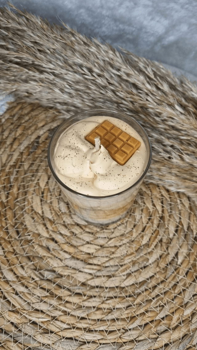 Bougie chantilly Spéculoos 