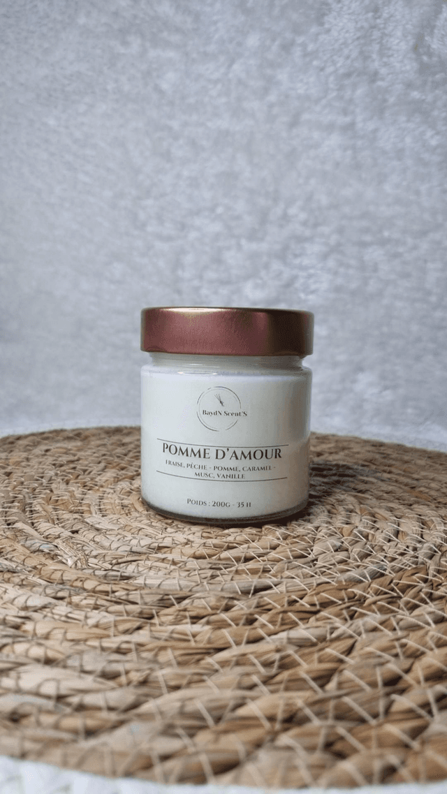 Bougie parfumée Pomme d&#039;amour 