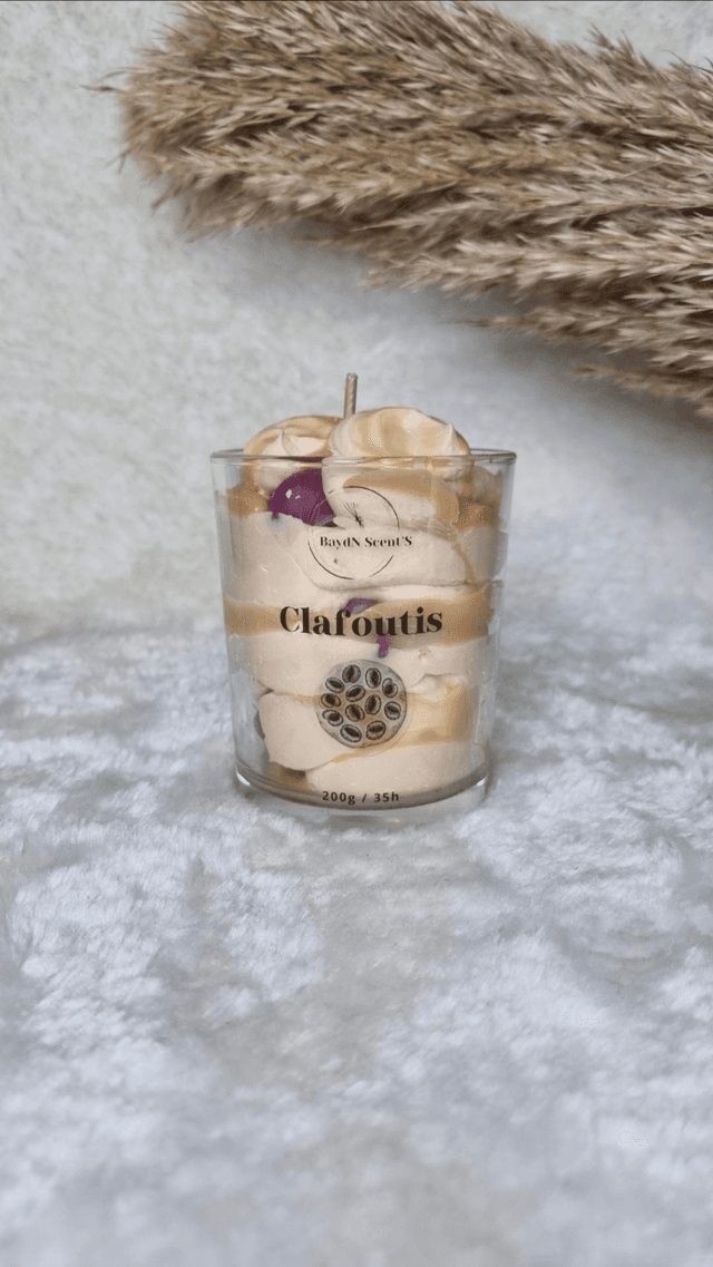 Bougie chantilly Clafoutis