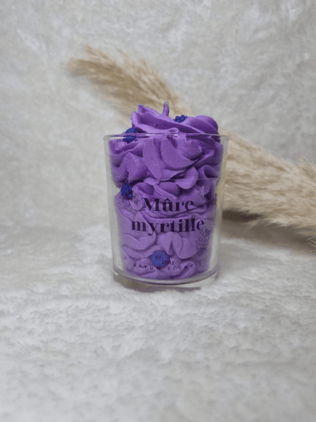 Bougie chantilly Mûre myrtille 